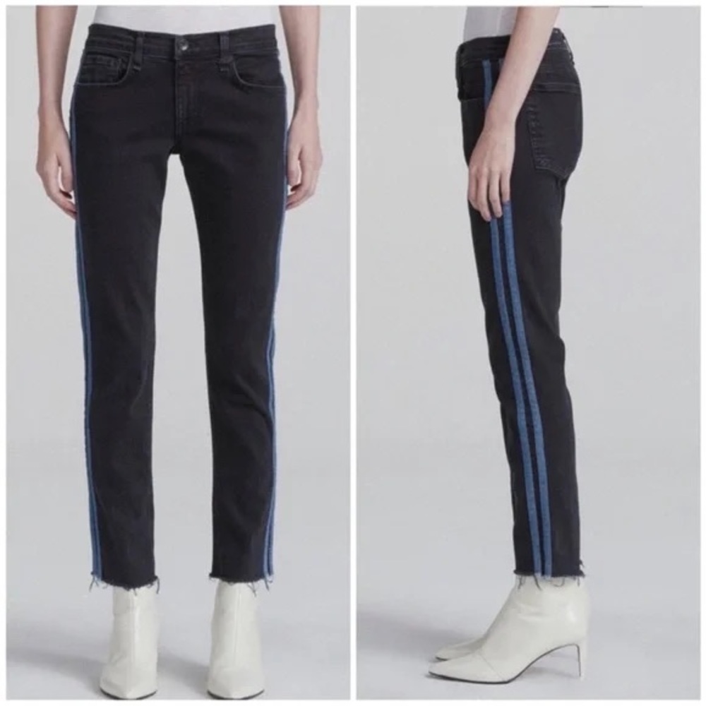 Rag & Bone DRE Low Rise Ankle Slim Boyfriend Jeans